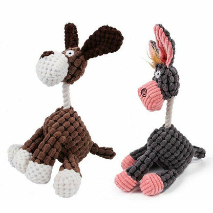 Dog Toy Play Funny Pet Puppy Chew Squeaker Squeaky Plush Sound Toys Clean Teeth - view 4