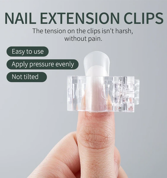 10 PCS Nail Tips Clip Quick Building Poly Builder Gel DIY Extension Clamp Clips - view 2