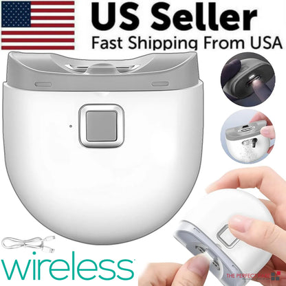 Safety Electric Nail Clipper Automatic Thick Nails Trimmer Professional Tool US