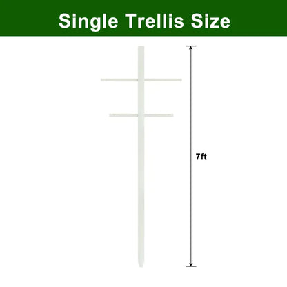 7FT 1PC Hollow T-shaped Climbing Trellis, High-strength Support, Stylish Design, Easily Create A Green Living Wall - view 5
