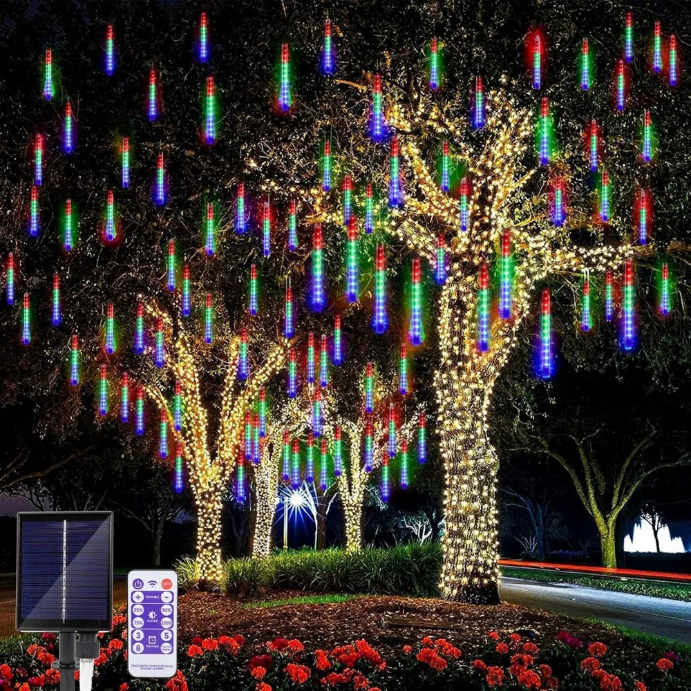Outdoor Christmas Lights, Outdoor Halloween Lights, LED Meteor Shower Lights, Suitable For Christmas, Weddings, Parties - view 2