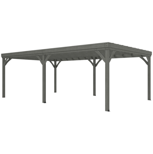 Wooden Pavilion With Seat - view 4