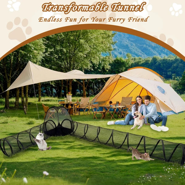 Outdoor Cat Enclosure, Portable Cat Tents For Outside, Cage Free Outside Cat Playpen Pet Enclosure - view 5
