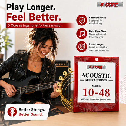 5 Core Guitar Strings 4/5/6 String Set for Acoustic Electric Bass Ukulele - view 6