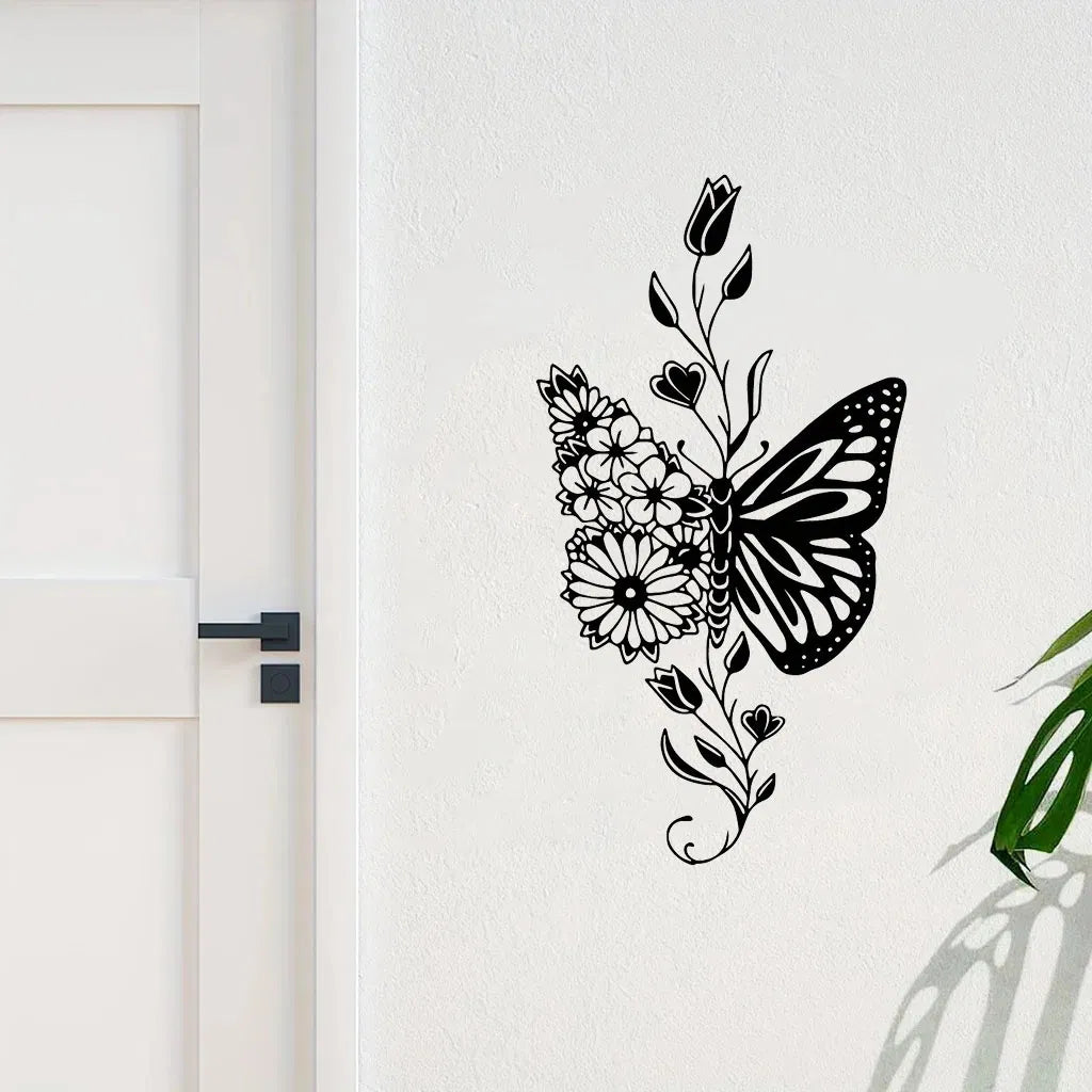 Vintage Sunflower iron Wall Art Hand Forged Botanical Garden Decor for Multiple Rooms