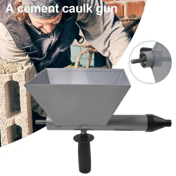 Easy-to-Use Cement Sprayer Gun With 4 Interchangeable Nozzles - Stainless Steel - view 3