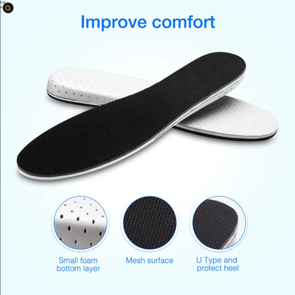 Men Women Invisible Height Increase Insoles Heel Lift Taller Shoe Inserts Pad US - view 3
