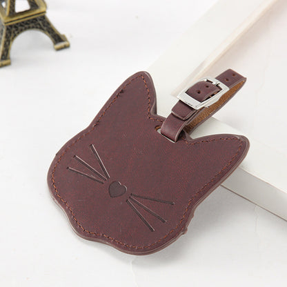 Creative Leather Luggage Tags Suitcase Hangtags - view 9