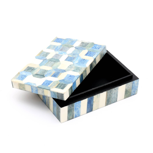 Decorative Storage Box With Bone Material - view 5