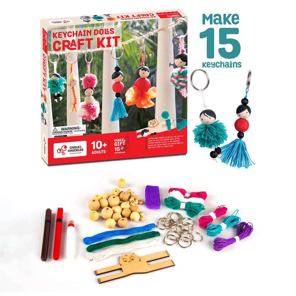 Keychain Dolls Craft Kit Unique DIY Activity Set - view 4
