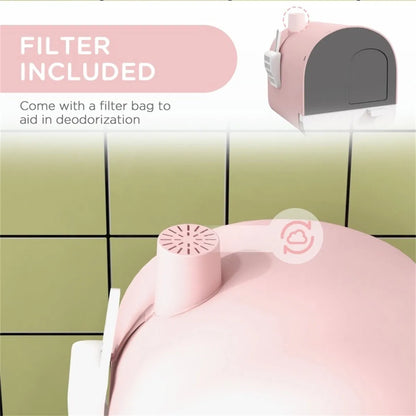 Fully Enclosed Cat Litter Box/Cat Litter Box - view 5