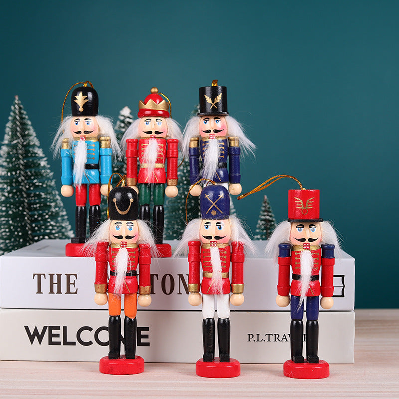 Christmas Nutcracker Soldier 6-piece Set Nutcracker Ornaments - view 5