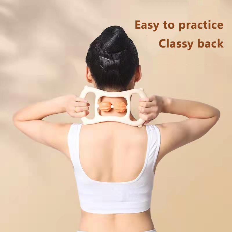 Soft Yoga Ring Magic Cycle Pilates Roller Back Tensioner Shoulder Neck Yoga Fitness Skinny Calf Fitness Artifact Fascia