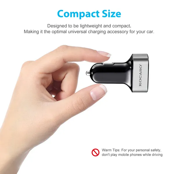 USB Car Charger 30W 5.5A 3 USB Port Cigarette Lighter Charger Adapter - view 2