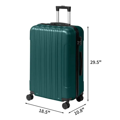 Three-in-one Textured Frosted Case Shell, Non-TSA Customs Lock, 28-inch Detachable Wheels, ABS Trolley Case, 20in, 24in - view 3