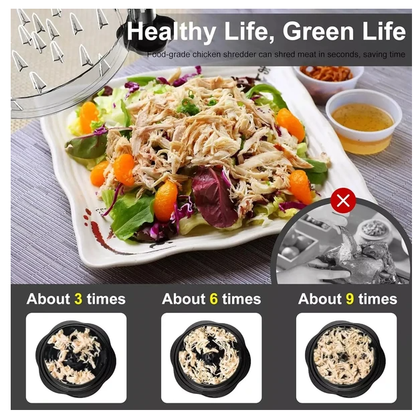 Large Chicken Shredder Tool Twist Meat Shredding Grinder Handles Non-Slip No BPA - view 6