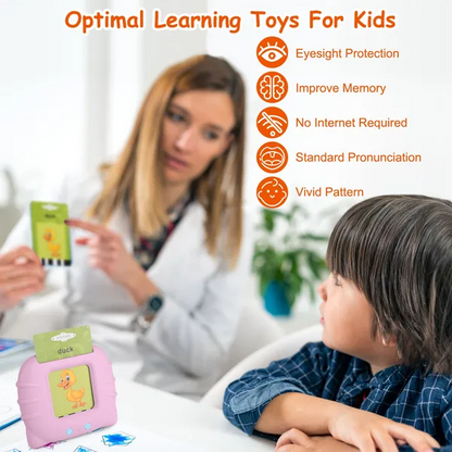224 Words Kid Talking Cards 112 Card Electronic Cognitive Audio Toddler Reading Machine Animal - view 4