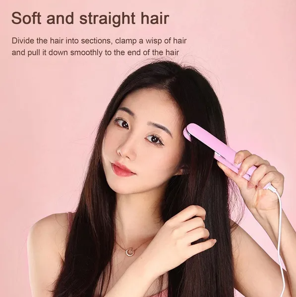 Mini Portable Hair Iron Hair Straightener Curler Professional Hair Irons Ceramic - view 5