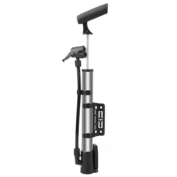 Mini Bike Portable Bicycle Tire Inflator Ball Air W Mount Frame For Mountain Road Bike
