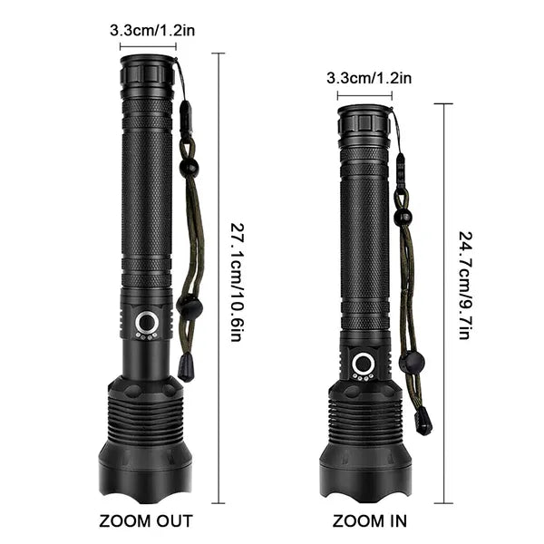 Super Hell 9500000Lumen Taktische Taschenlampe LED XHP90 Militär Wiederaufladbar - view 4