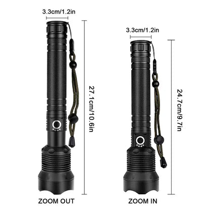Super Hell 9500000Lumen Taktische Taschenlampe LED XHP90 Militär Wiederaufladbar - view 4