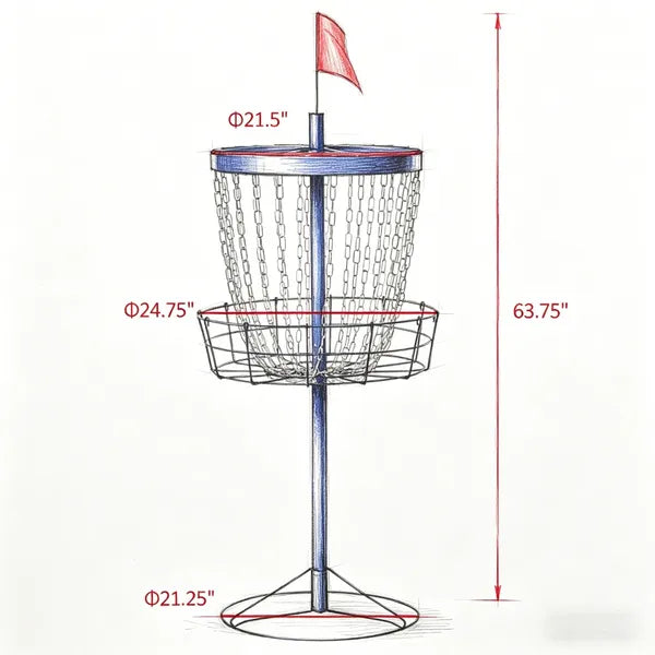Disc Golf Basket Target - view 2