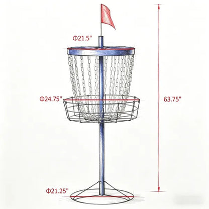 Disc Golf Basket Target - view 2