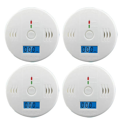CO Detector Alarm LCD Combination CO Carbon Monoxide Gas Battery Warning Home - view 3