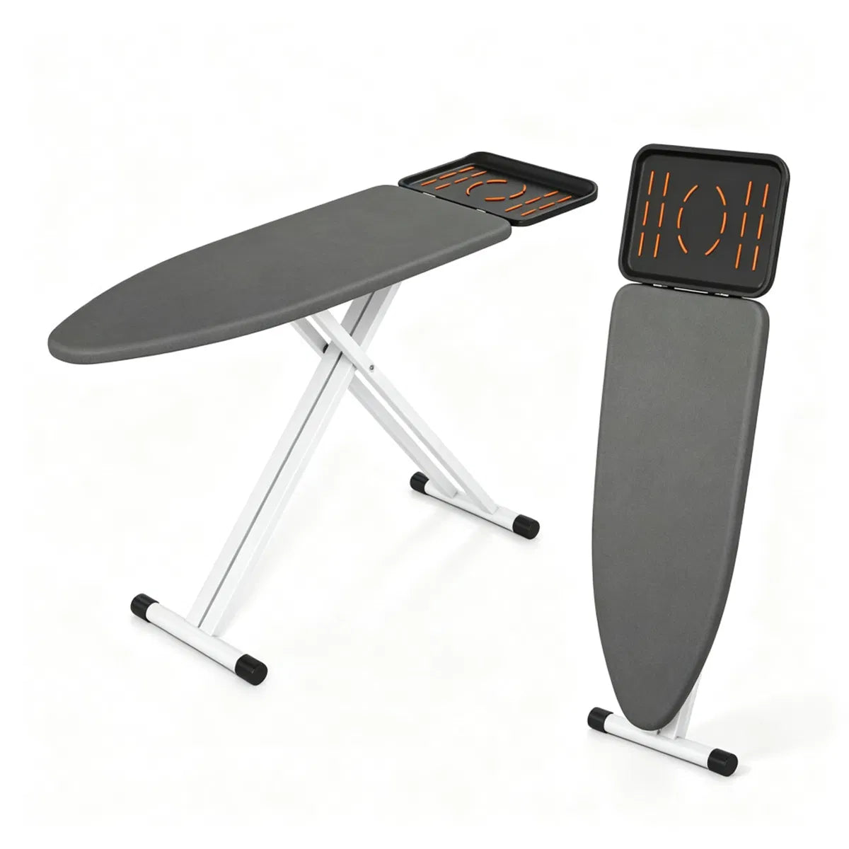 Adjustable Height Ironing Board, 7-Level Foldable Ironing Table with Perforated Metal Base