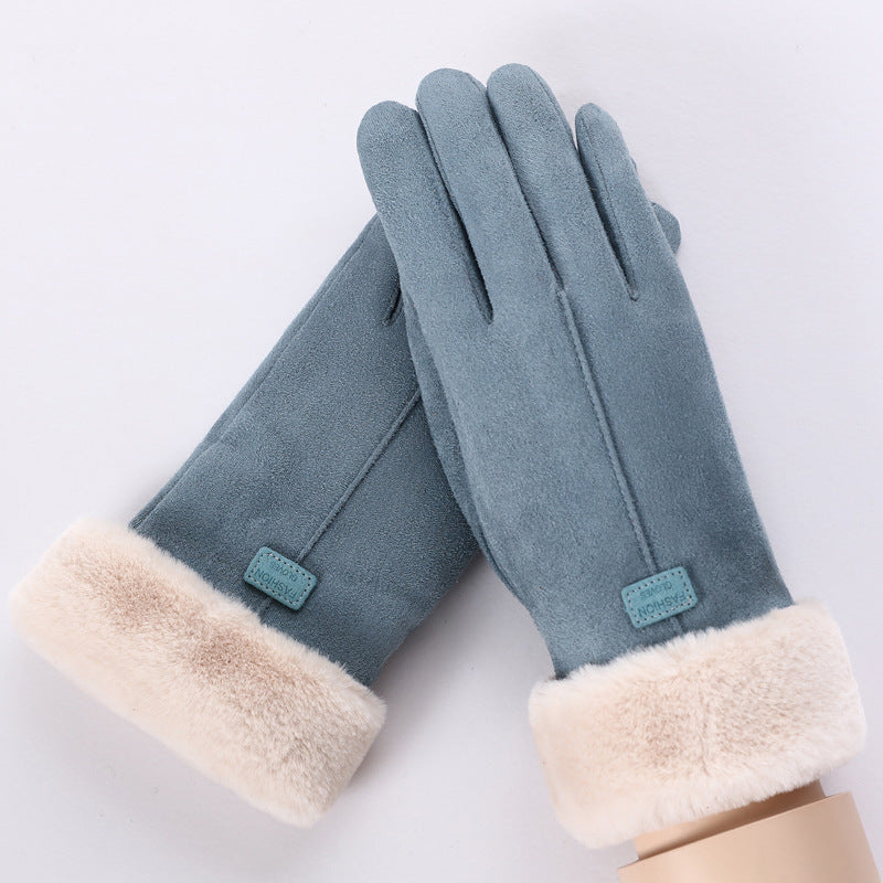 Touchscreen Compatible Thermal Gloves For Women Cyclists - view 3