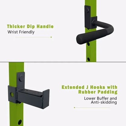 Home Gym sets Multi-functional Power Cage,Home Adjustable Pullup Squat Rack 1000Lbs Capacity Comprehensive Fitness - view 4