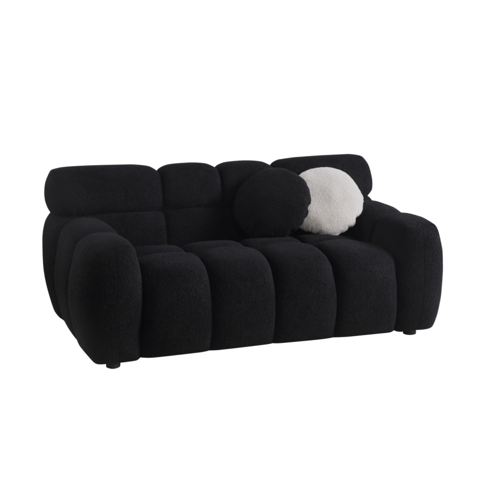 64.96 Length,35.83inch Deepth,human Body Structure For USA People, Marshmallow Sofa,boucle Sofa,2 Seater, BEIGE BOUCLE - view 9