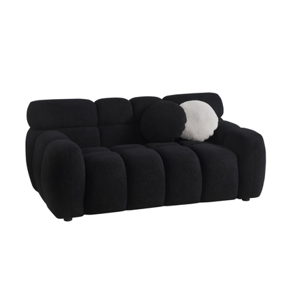 64.96 Length,35.83inch Deepth,human Body Structure For USA People, Marshmallow Sofa,boucle Sofa,2 Seater, BEIGE BOUCLE - view 9