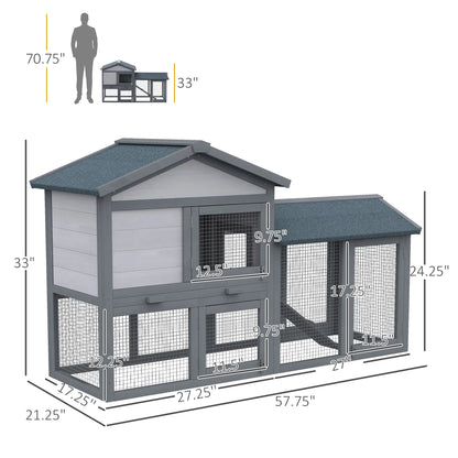 Rabbit Cage Outdoor, Rabbit House - view 6