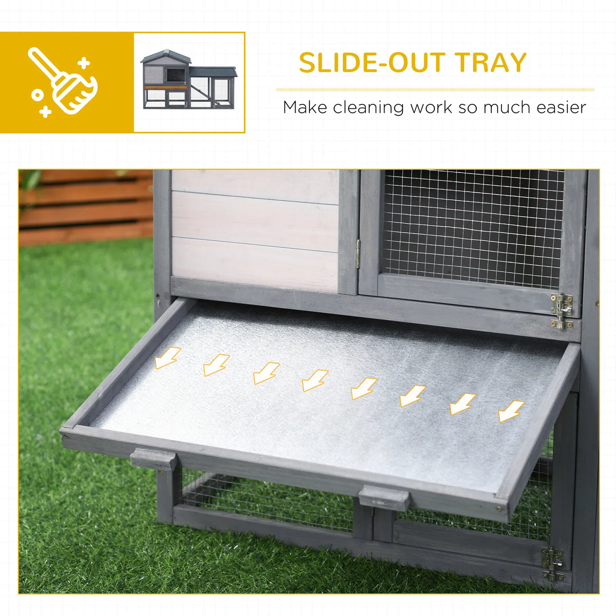 Rabbit Cage Outdoor, Rabbit House - view 2