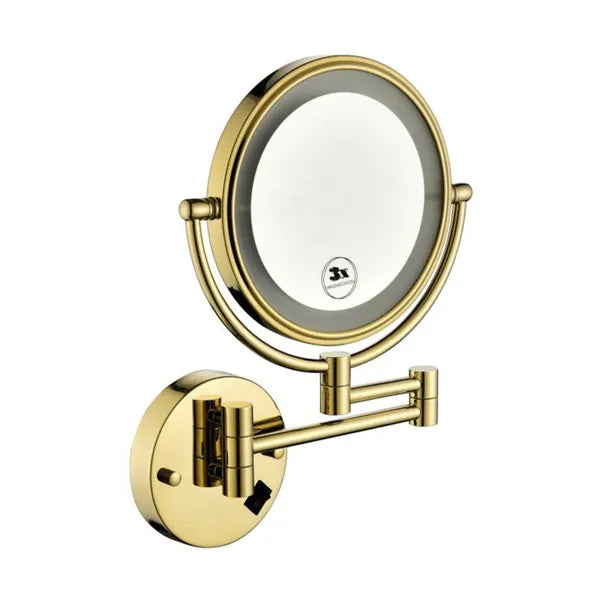 360 Degree Rotation Waterproof Button Shaving Mirror