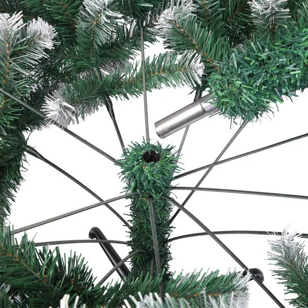 7FT Spray White PVC Christmas Tree 870 Branches YJ - view 5