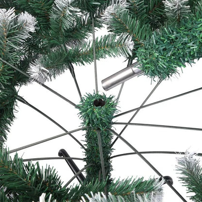 7FT Spray White PVC Christmas Tree 870 Branches YJ - view 5