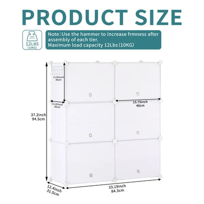 Shoe Rack Storage Cabinet, 8-layer Shoe Storage Cabinet With Door, Stackable And Detachable Shoe Storage Cabinet - view 4