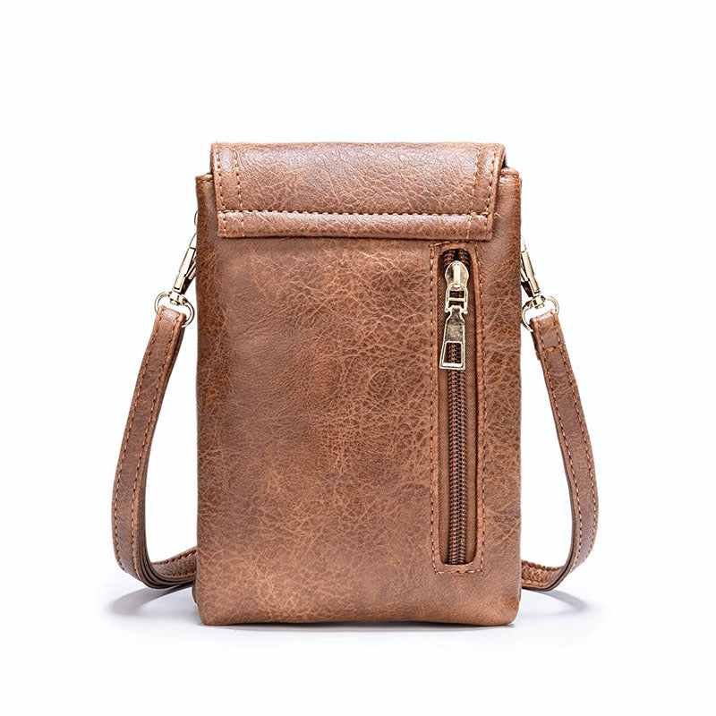 Women's Leather Phone Crossbody Bag - view 5