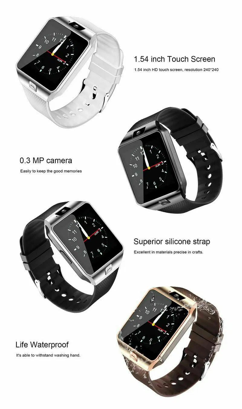 Bluetooth Smart Watch w/Camera Waterproof Phone Mate For Android Samsung iPhone - view 6