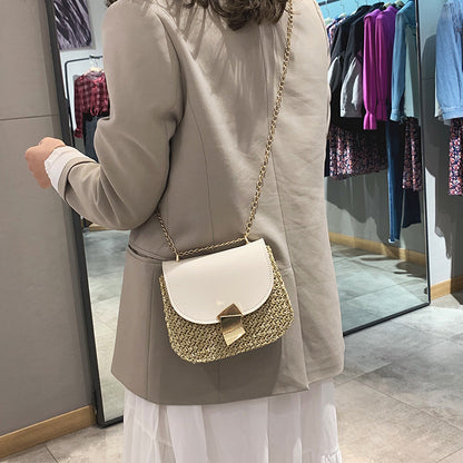 Straw Crossbody Bag - view 2