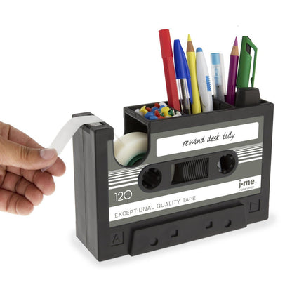 Cassette Tape Dispenser Pen Holder Vase Pencil Pot - view 2