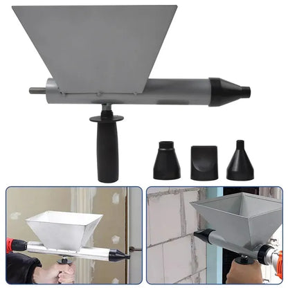 Easy-to-Use Cement Sprayer Gun With 4 Interchangeable Nozzles - Stainless Steel - view 4