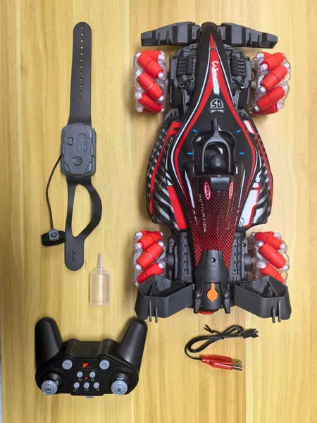 Remote Control Toy Car F1 Racing Style, With Music And Light, The Tail Can Be Spray. - view 3