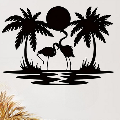 Elegant Metal Swan Sculpture Living Room Bedroom Decor Gift - view 2