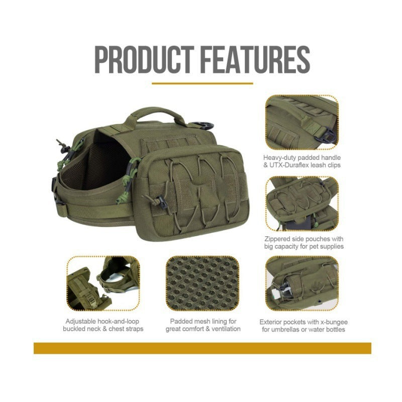 Nylon Dog Tactical Harness - view 4