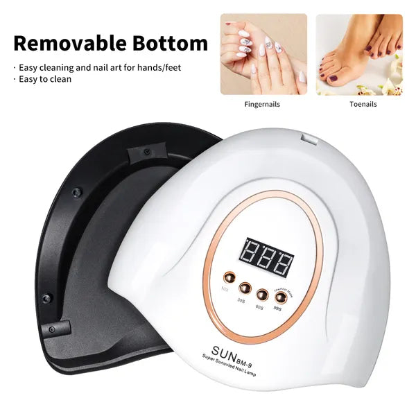 UV LED Nail Lamp,280W Nail Curing Lamps For Gel Polish With Automatic Sensor 4 Timer Setting,Led Nail Dryer - view 5