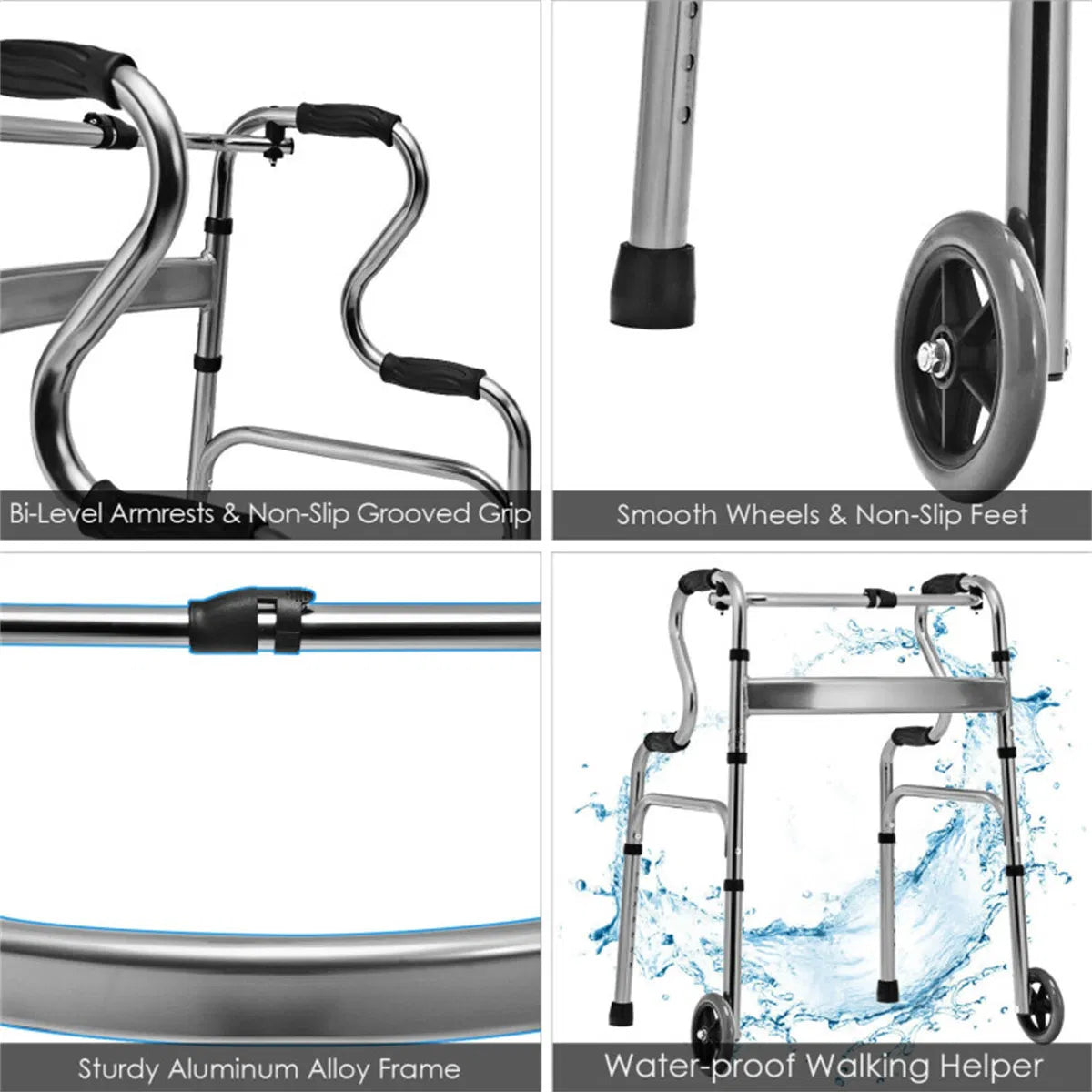 Grey Walking Aid Foldable - view 8
