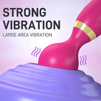 Multispeed Vibrating Rechargeable Magic Massager Wand Personal Full Body Therapy - view 3